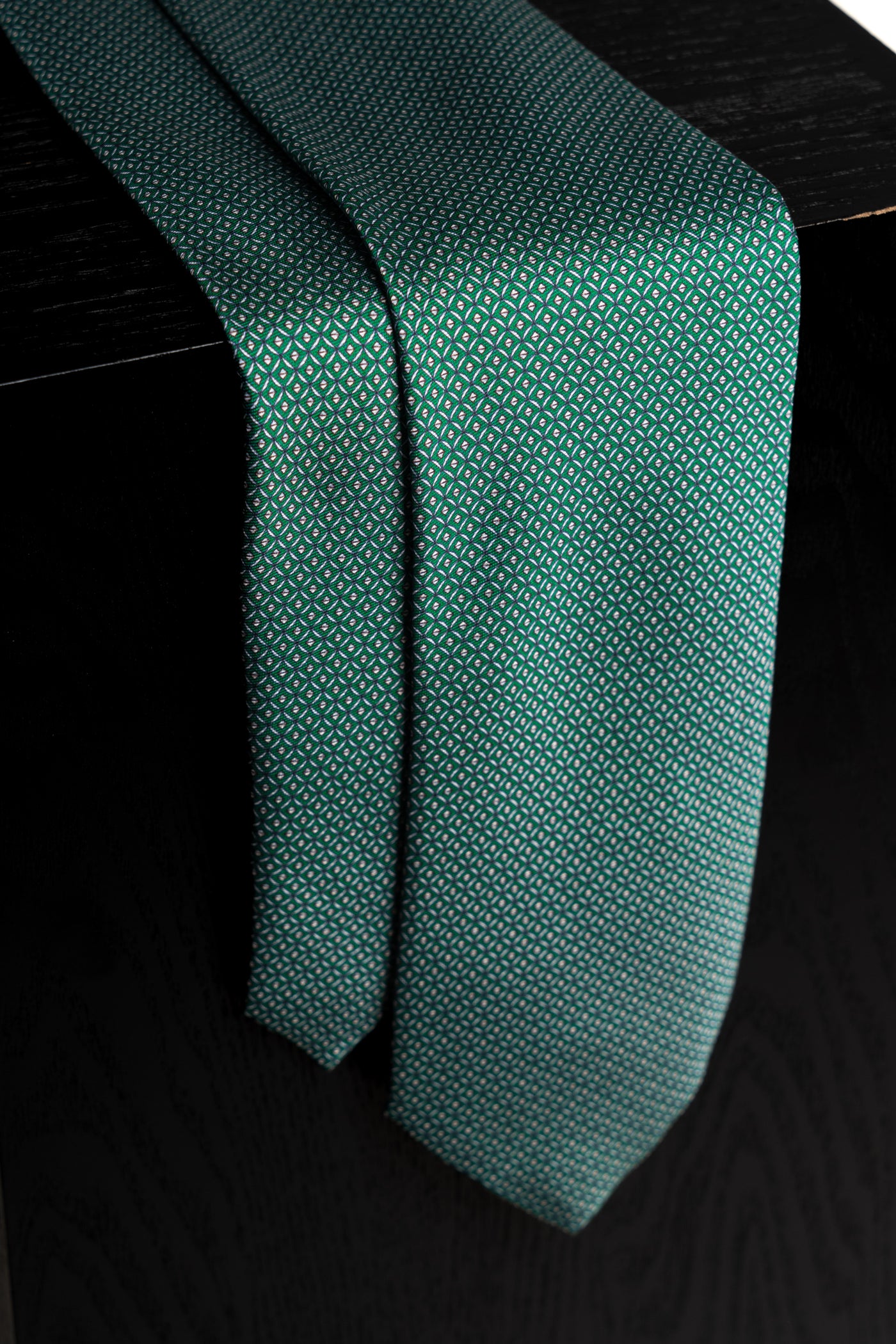 Corbata Diamond Ceremony Green de seda - BUND