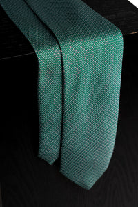 Corbata Diamond Ceremony Green de seda - BUND