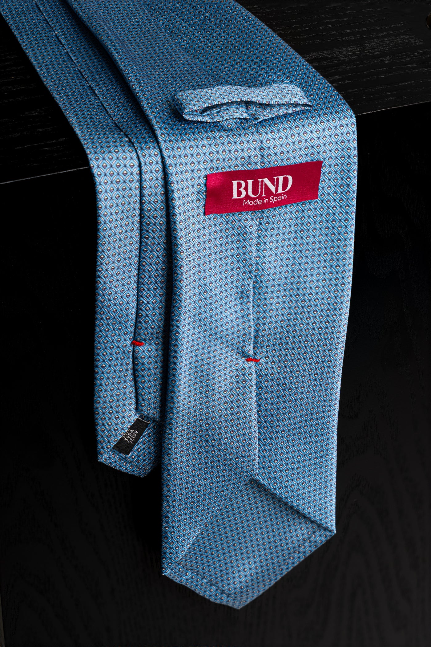 Corbata Diamond Ceremony Light Blue de seda - BUND