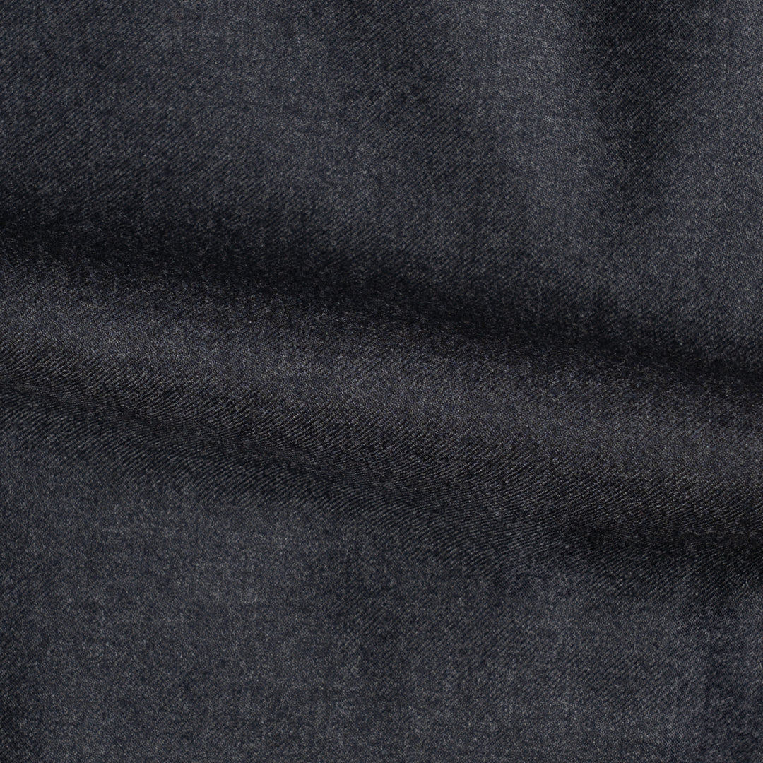 Flannel Stone Grey Wool Casual Cargo Pants