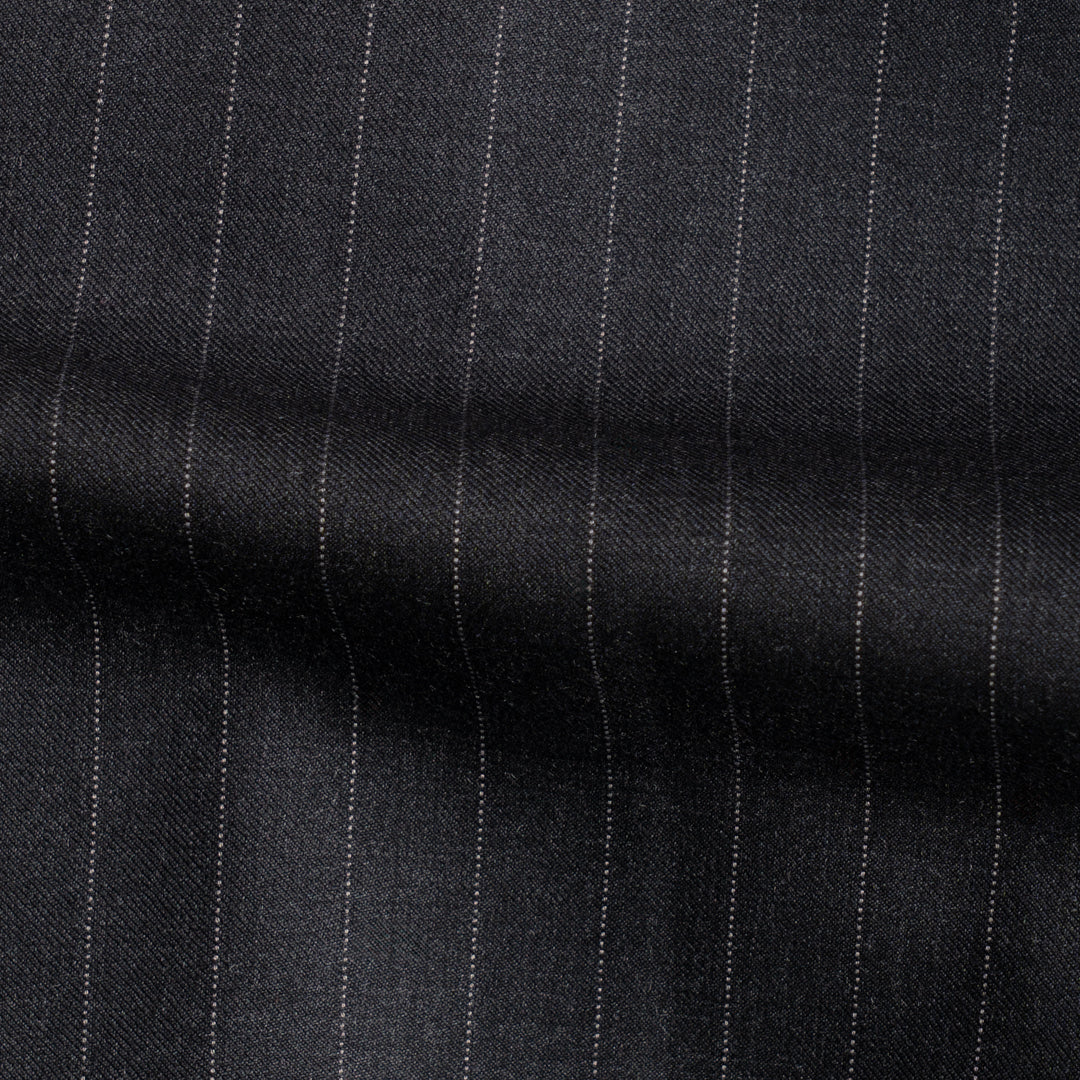 Stripes Stone Grey Wool Suit - Traje a medida BUND