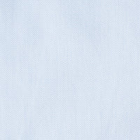 Herringbone Light Blue Cotton Business Shirt - Camisa BUND