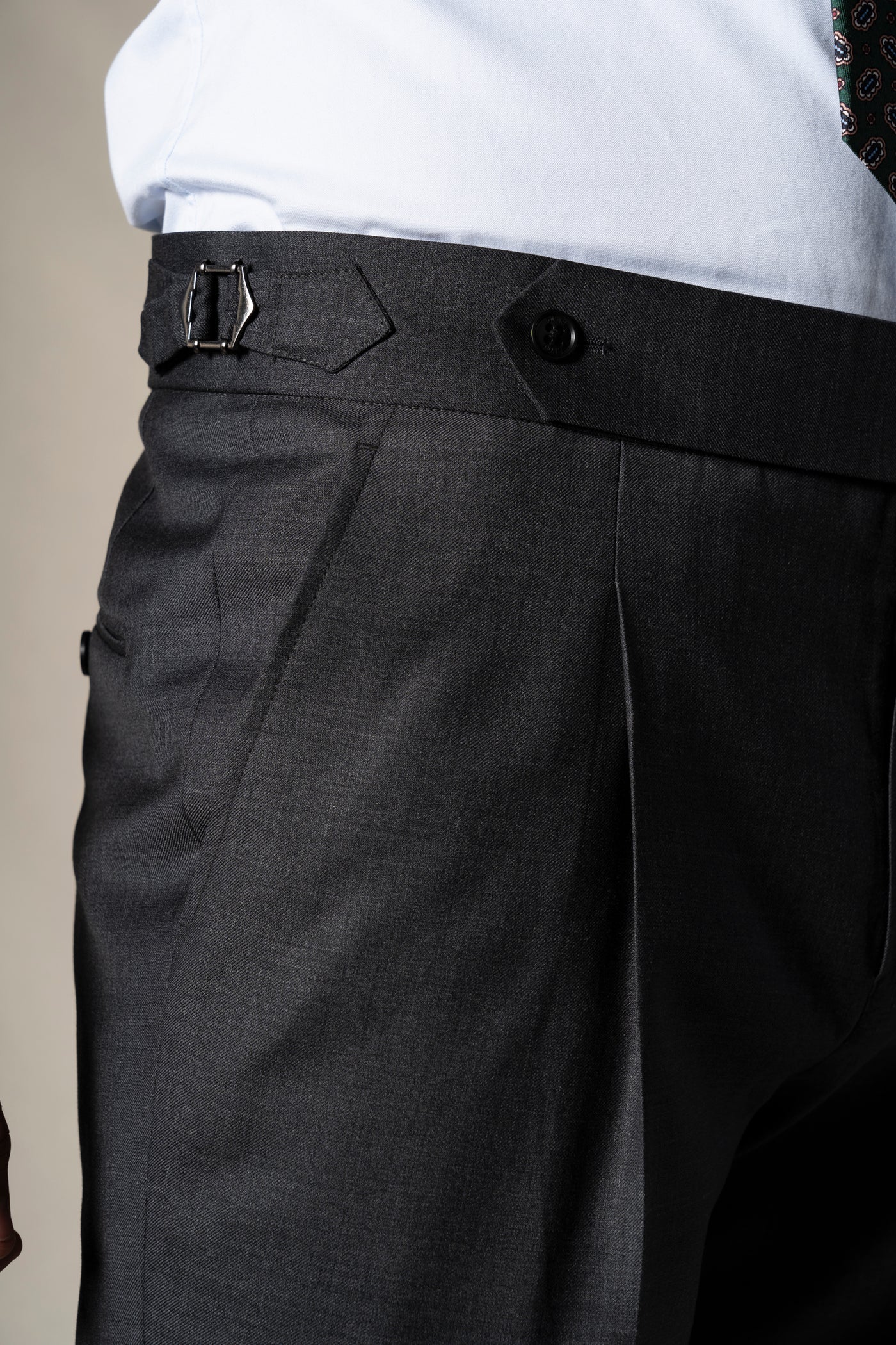 Middle Grey 3 Pieces Suit - Traje a medida BUND