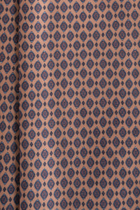 Corbata Old Diamond Ochre de seda - BUND