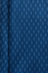 Corbata Old Diamond Navy Blue de seda - BUND