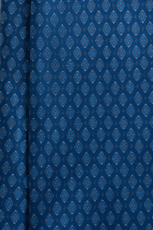 Corbata Old Diamond Navy Blue de seda - BUND