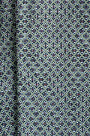 Corbata Roman Circus green de seda - BUND