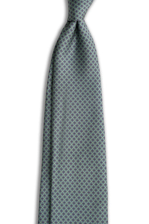 Corbata Roman Circus green de seda - BUND