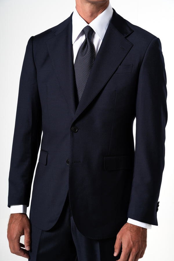 Fil a fil Stone Gray Wool Suit