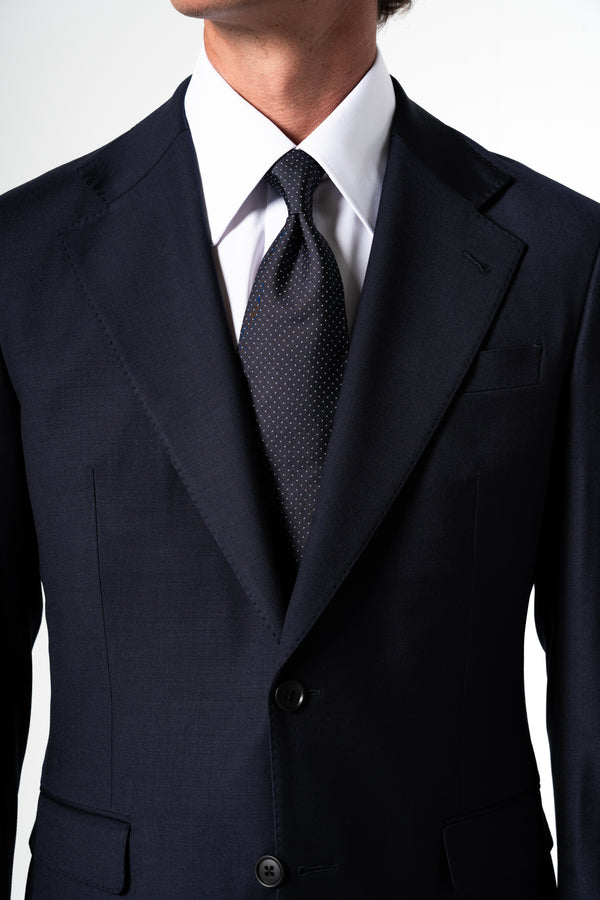 Fil a fil Stone Gray Wool Suit