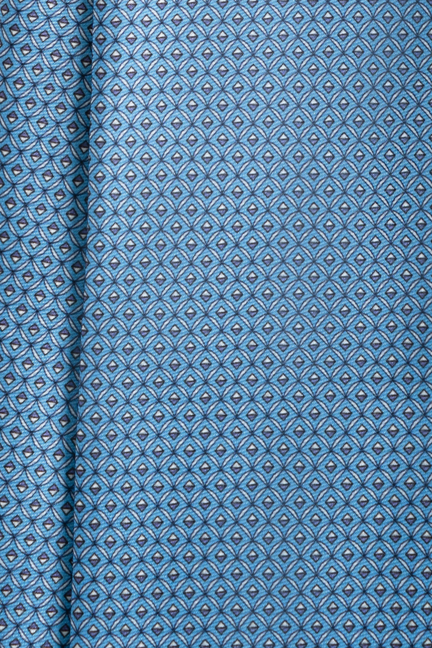 Corbata Diamond Ceremony Light Blue de seda - BUND