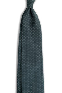 Corbata Topos Verde de seda - BUND
