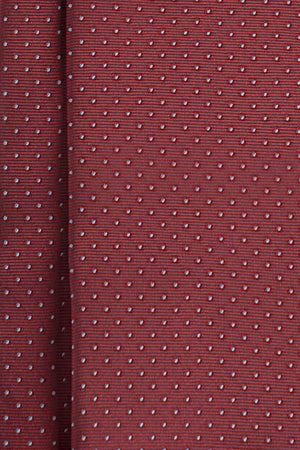 Corbata Topos Rojo de seda - BUND