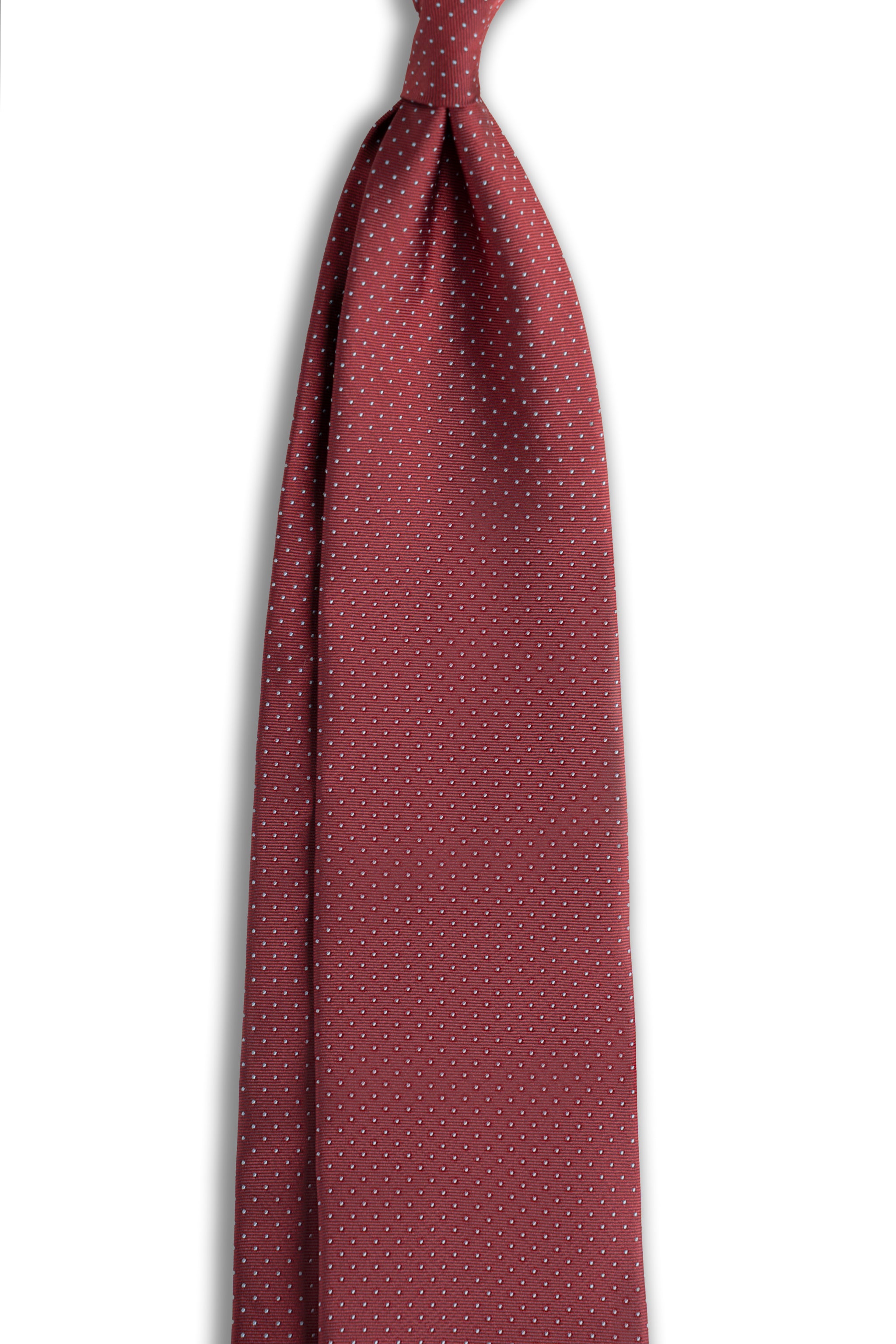 Corbata Topos Rojo de seda - BUND