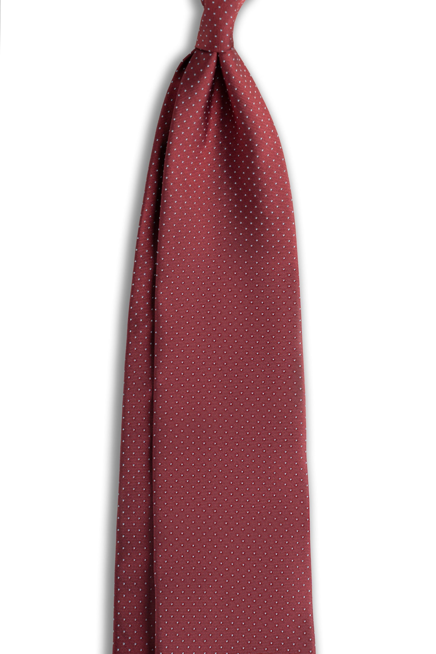 Corbata Topos Rojo de seda - BUND