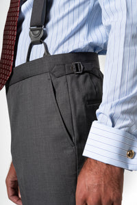 Plain Wool Light Grey Tailoring Pants