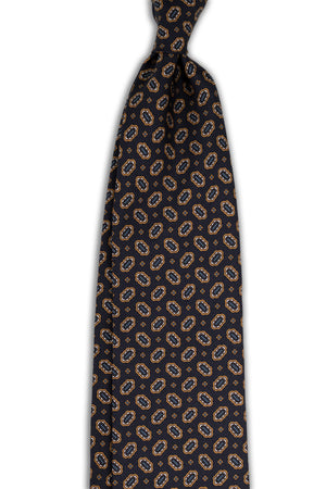 Corbata Gemas Azul Marino de seda - BUND