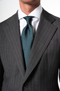Fil a fil Stone Gray Wool Suit
