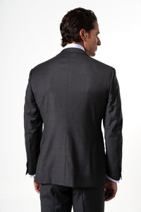 Fil a fil Stone Gray Wool Suit