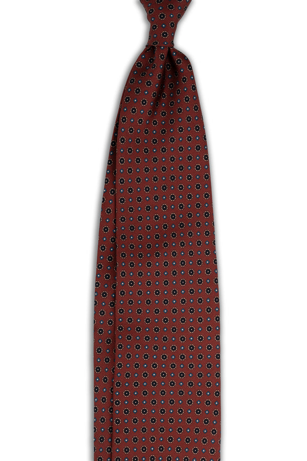 Green Microflowers Tie