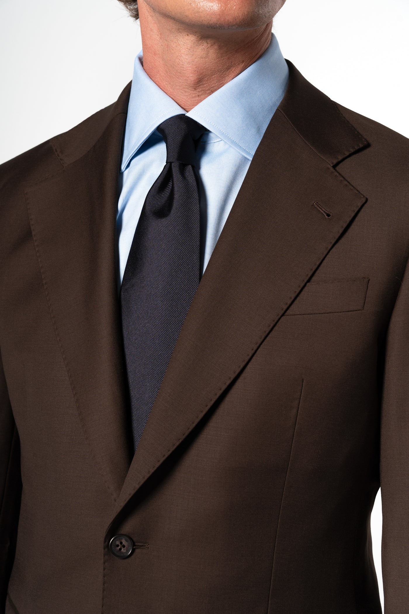 Fil a fil Stone Gray Wool Suit