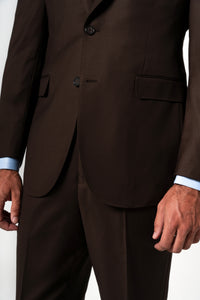 Fil a fil Stone Gray Wool Suit