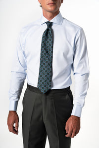 Plain Light Blue Business Shirt