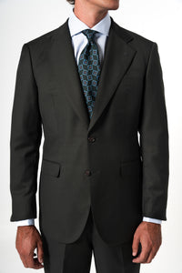 Fil a fil Stone Gray Wool Suit