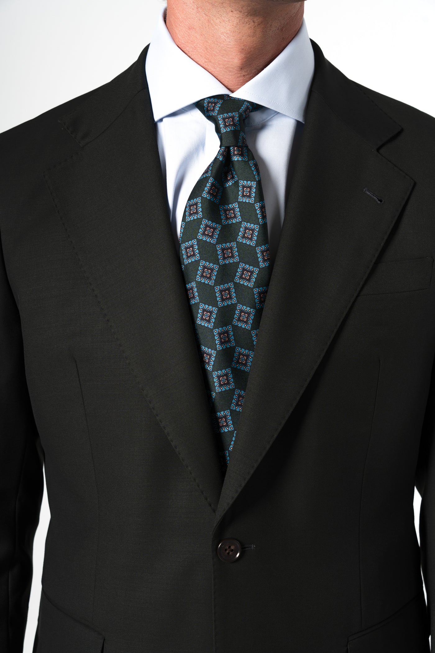Fil a fil Stone Gray Wool Suit