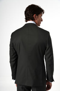 Fil a fil Stone Gray Wool Suit