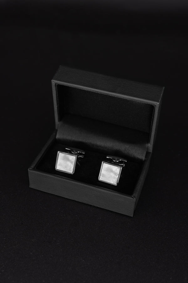 Gemelos Cuadrados Madre Perla