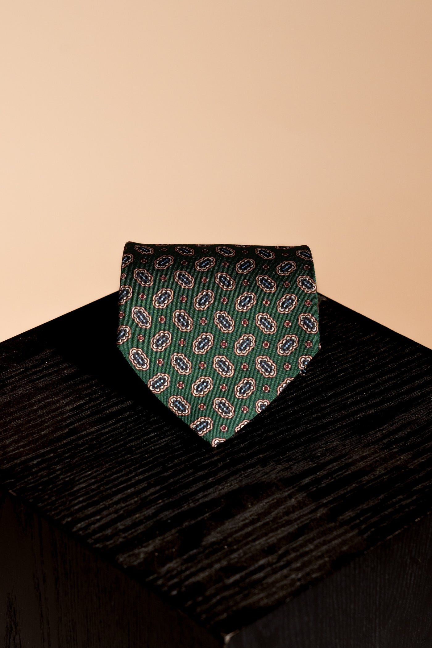 Corbata Gemas Green de seda - BUND