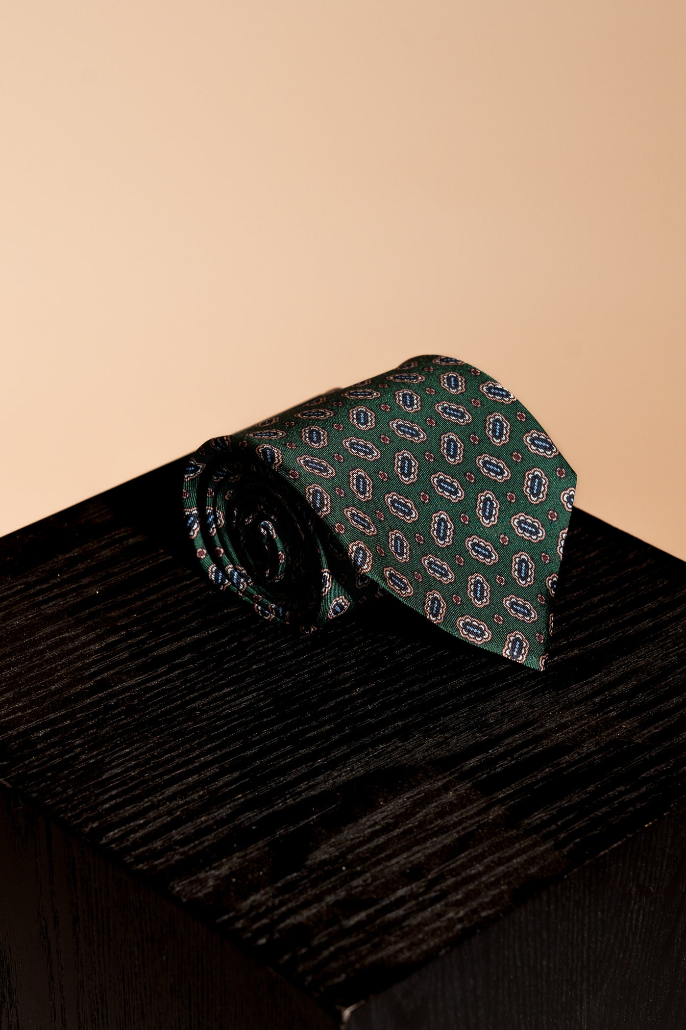 Corbata Gemas Green de seda - BUND