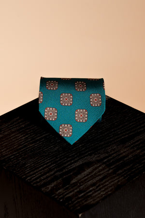 Corbata Aztec Green de seda - BUND