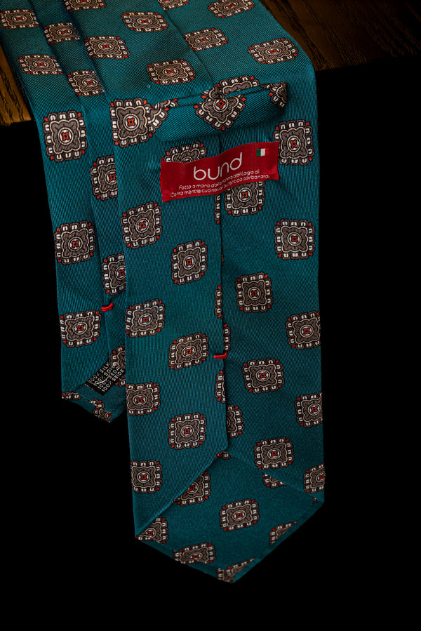 Corbata Aztec Green de seda - BUND