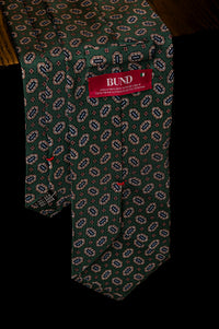 Corbata Gemas Green de seda - BUND