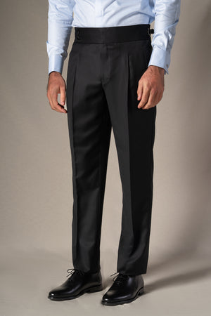 Black Tuxedo Pants - Esmoquin a medida BUND