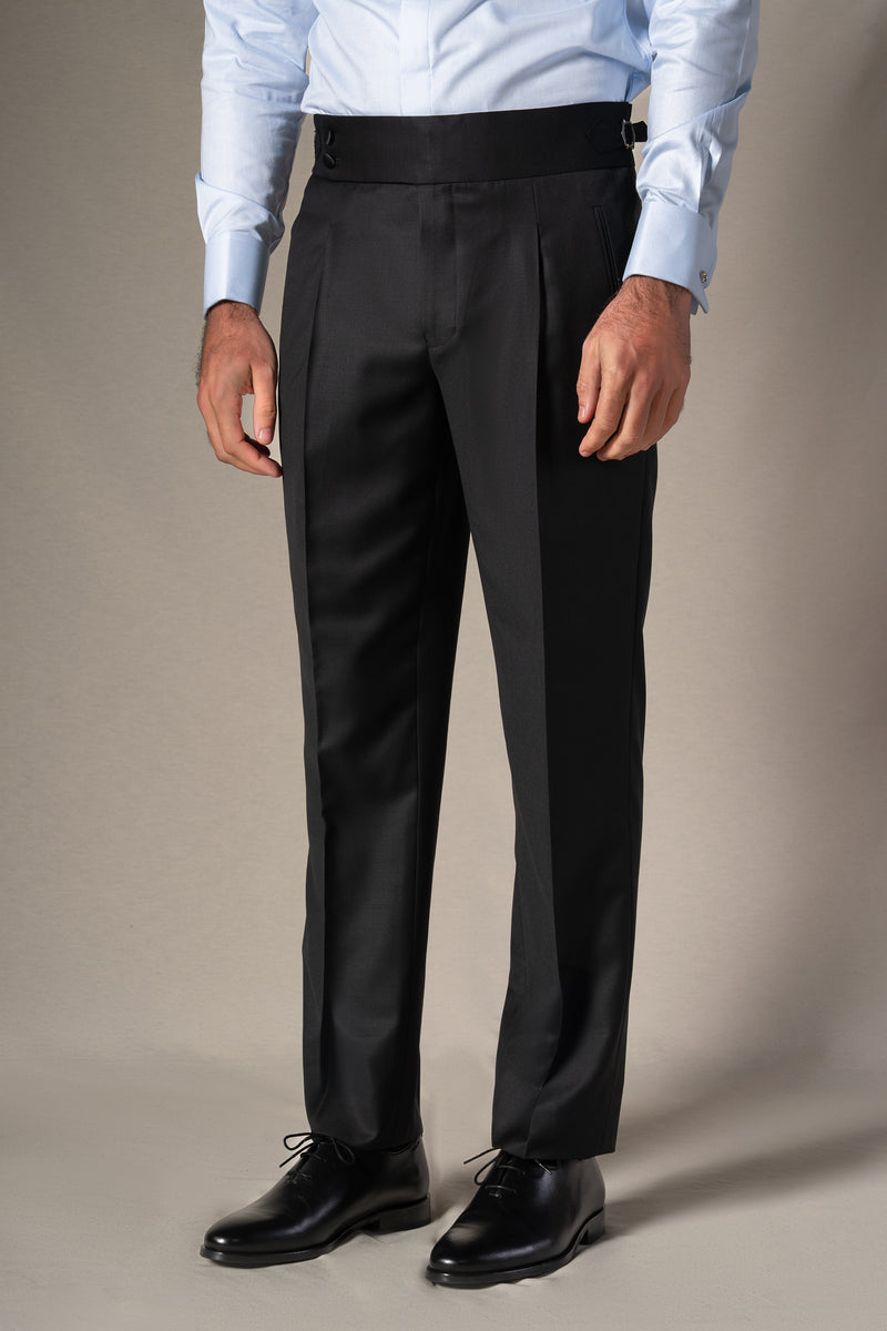 Black Tuxedo Pants - Esmoquin a medida BUND