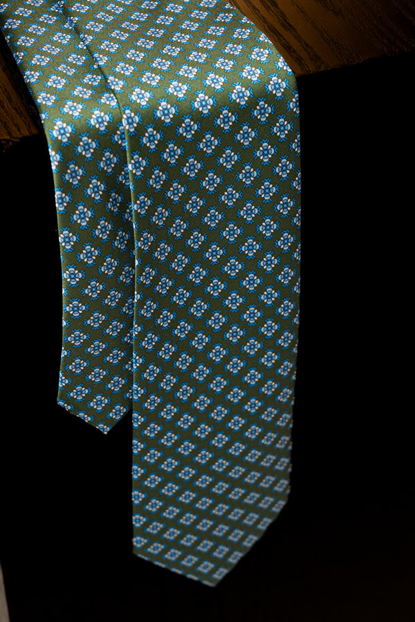 Navy Polka Dot Tie