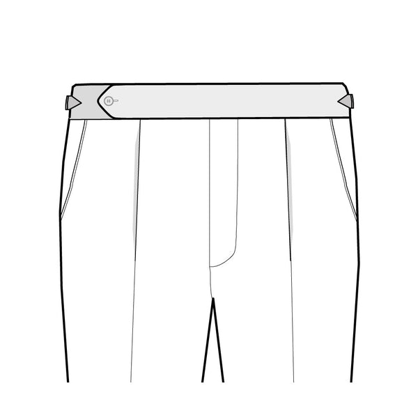 Side Single Button with Tensioners (4.5cm)