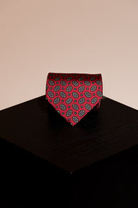 Corbata Gemas Rosa de seda - BUND