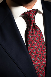 Corbata Gemas Rosa de seda - BUND