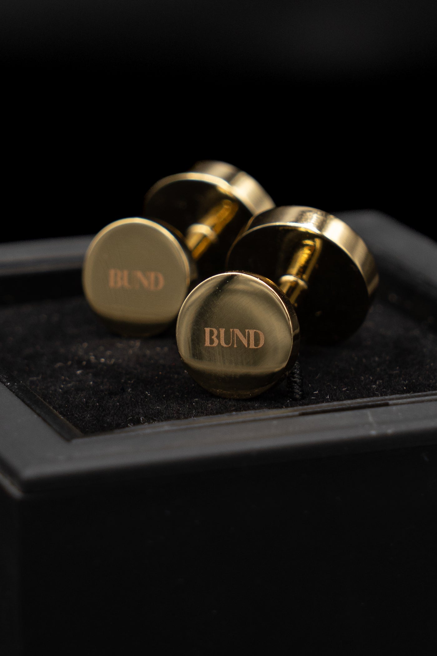 Gemelos Gold-Plated Tiger Eye - BUND