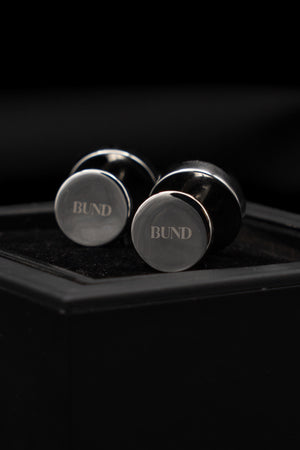 Gemelos Silver-Plated Black Onyx - BUND
