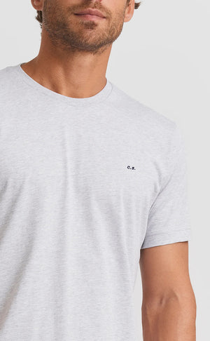 Light Grey O-neck Cotton T-Shirt (Son of a Tailor) - Camisa BUND