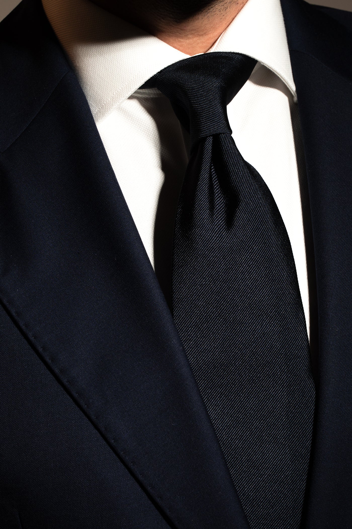 Corbata Lisa Navy de seda - BUND