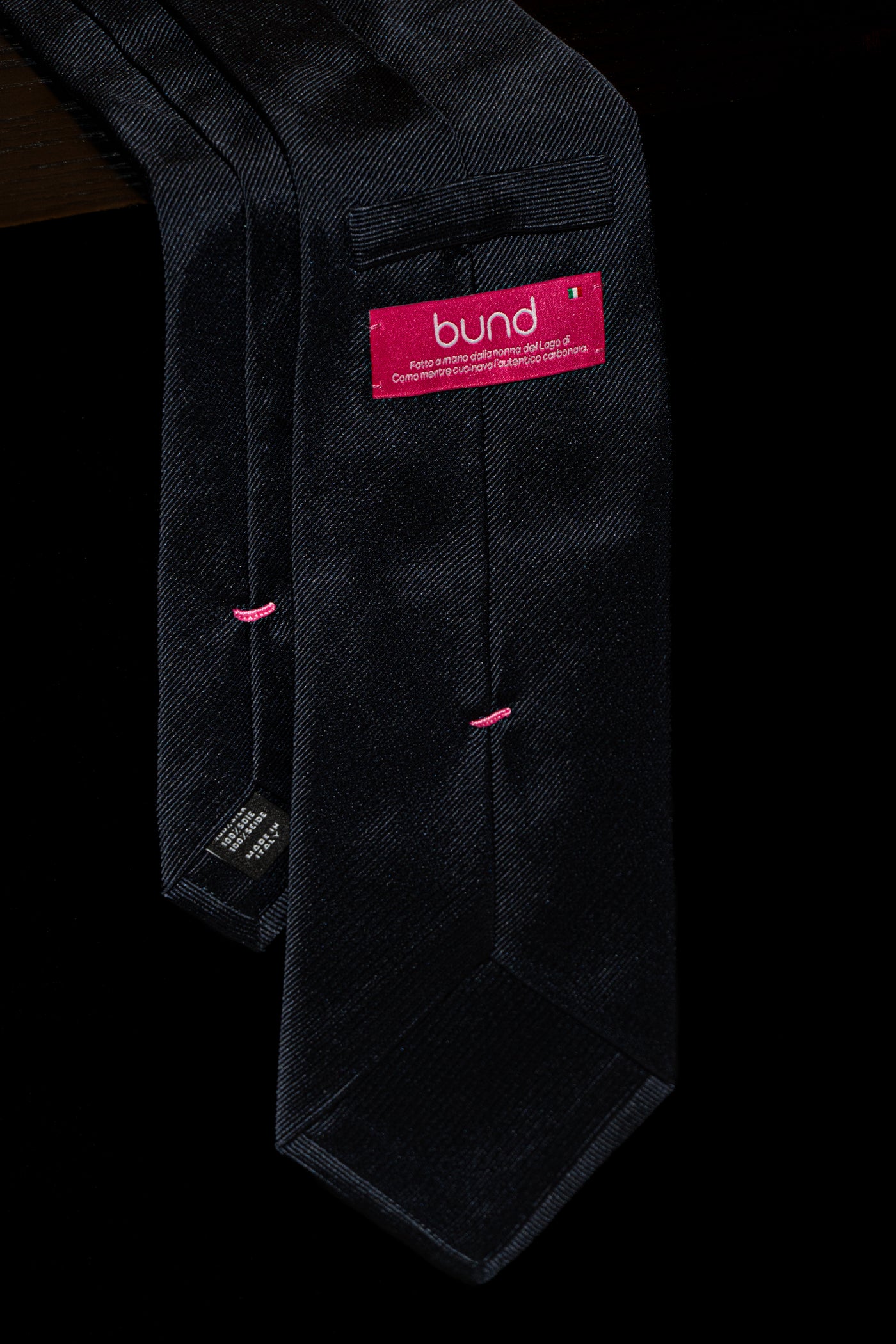 Corbata Lisa Navy de seda - BUND