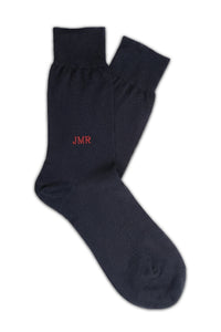 Blue Short Plain Socks
