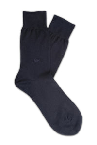 Blue Short Plain Socks