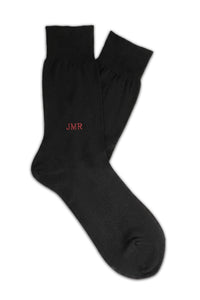 Black Short Plain Socks
